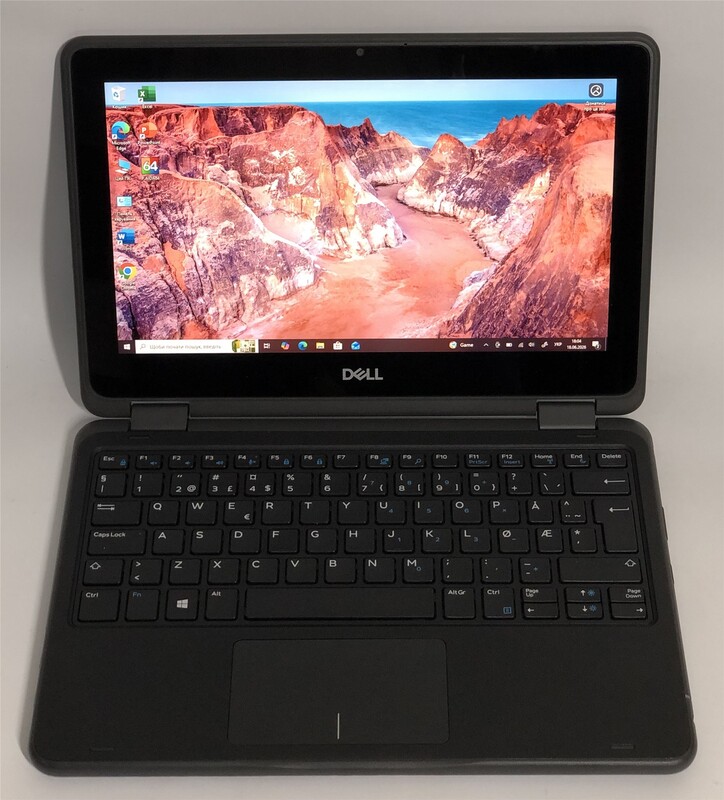 Ноутбук Dell Latitude 3190 2-in-1 / 11.6" (1366x768) IPS Touch / Pentium Silver N5000 / 4GB / 128GB SSD / Win10Pro - Б/в