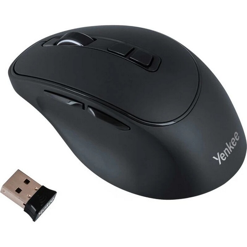 Мышь беспроводная Yenkee Slider YMS 2080GY Black (45019322)