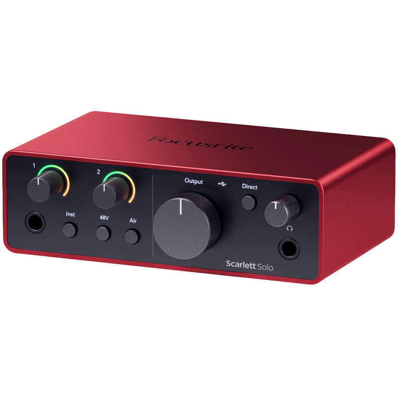 Аудіоінтерфейс Focusrite Scarlett Solo 4th Gen (234617)