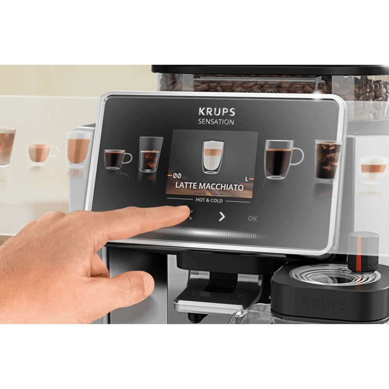 Кофемашина Krups Sensation Elite Hot & Cold EA918GE0