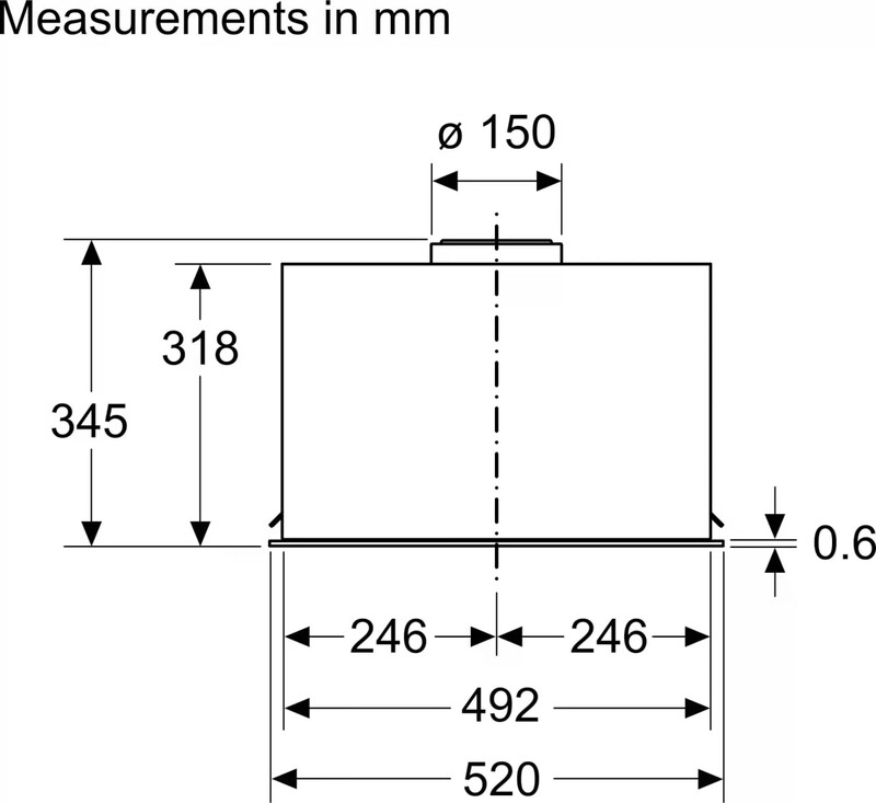 Витяжка Bosch DLN56AC60
