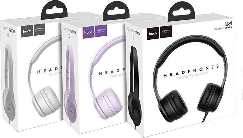 Гарнітура Hoco W21 Graceful Charm Purple (W21P)
