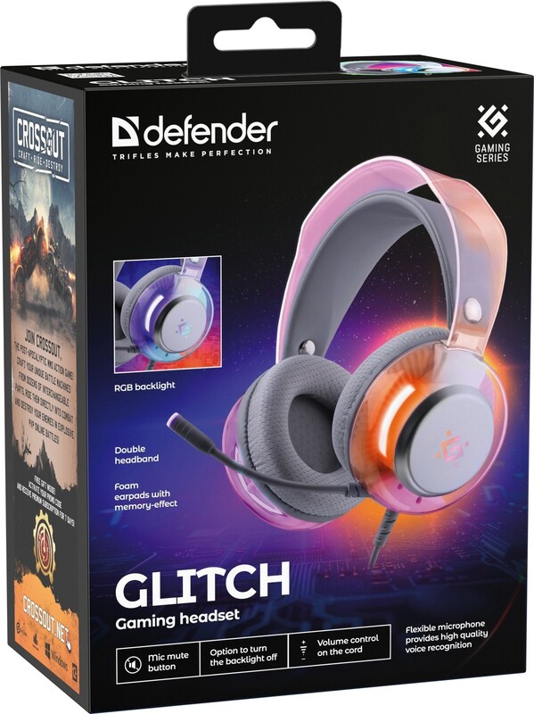 Гарнитура Defender Glitch White (62490)