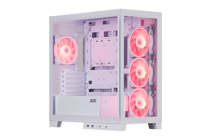 Корпус 2E Gaming Fantom GK701W White без БЖ