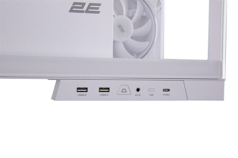 Корпус 2E Gaming Fantom GK701W White без БЖ