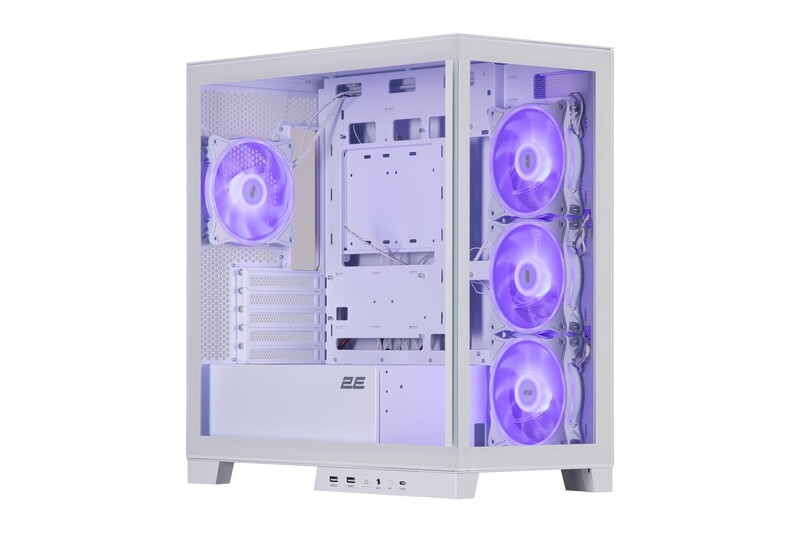 Корпус 2E Gaming Fantom GK701W White без БЖ