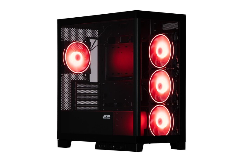 Корпус 2E Gaming Fantom GK701B Black без БЖ