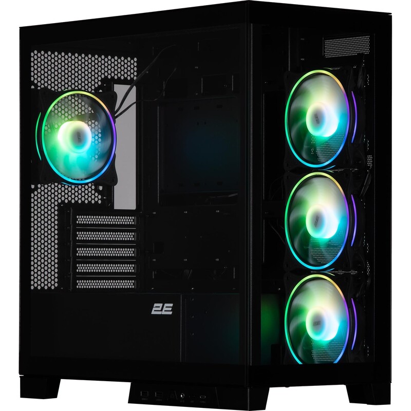 Корпус 2E Gaming Fantom GK701B Black без БЖ