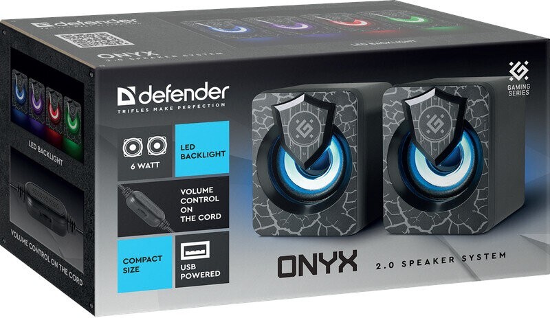 Акустическая система Defender Onyx Black (65038)