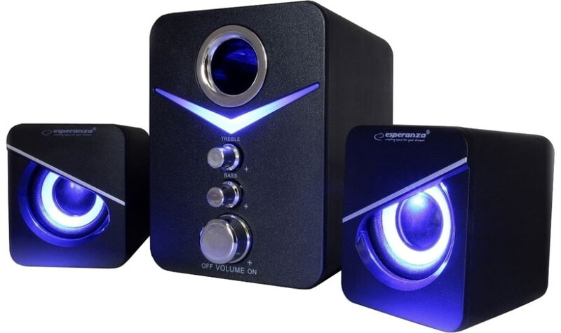 Акустическая система Esperanza Speakers 2.1 USB-C Cancan Black (EP153)