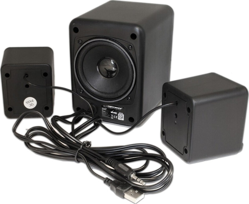 Акустическая система Esperanza Speakers 2.1 USB-C Cancan Black (EP153)