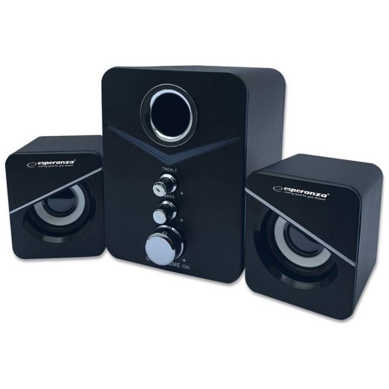 Акустическая система Esperanza Speakers 2.1 USB-C Cancan Black (EP153)