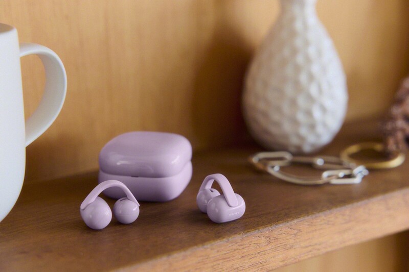 Bluetooth-гарнітура Sony LinkBuds Clip Lavender (WFLC900V.E)