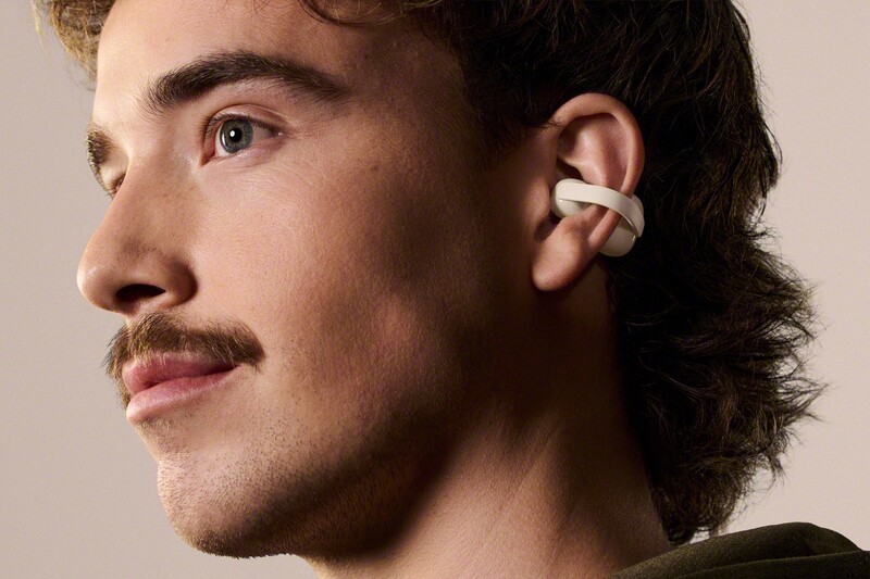 Bluetooth-гарнітура Sony LinkBuds Clip Beige (WFLC900C.E)
