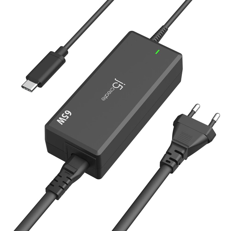 Сетевое зарядное устройство J5create 65W Black (JUP1265-EN)