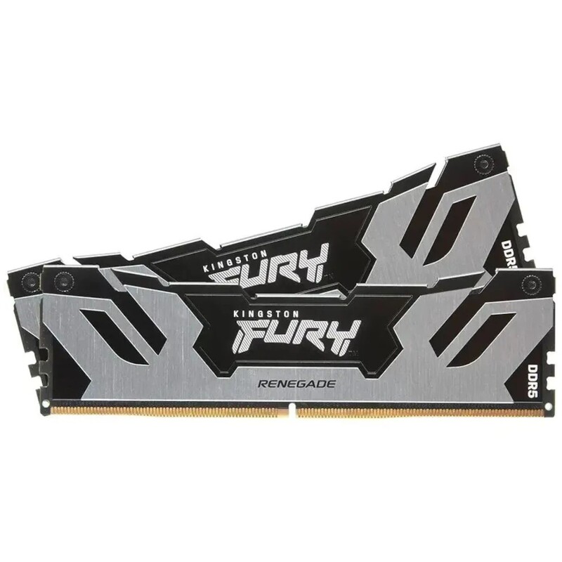 Модуль пам`яті DDR5 2x32GB/6400 Kingston FURY Renegade Silver/Black XMP (KF564C32RSK2-64)