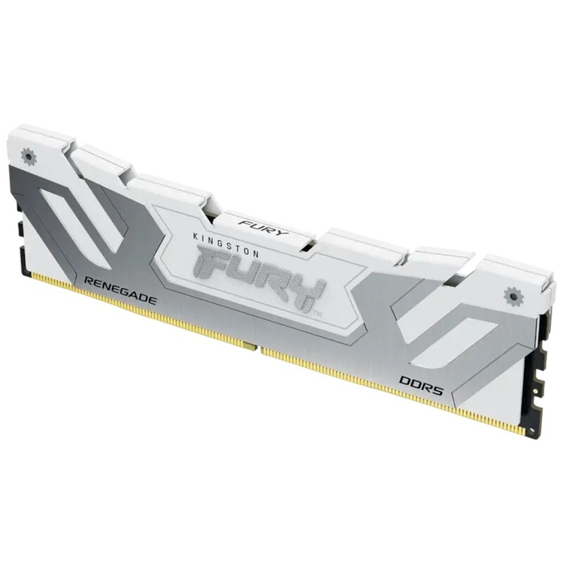 Модуль пам`яті DDR5 16GB/6400 Kingston FURY Renegade White XMP (KF564C32RW-16)