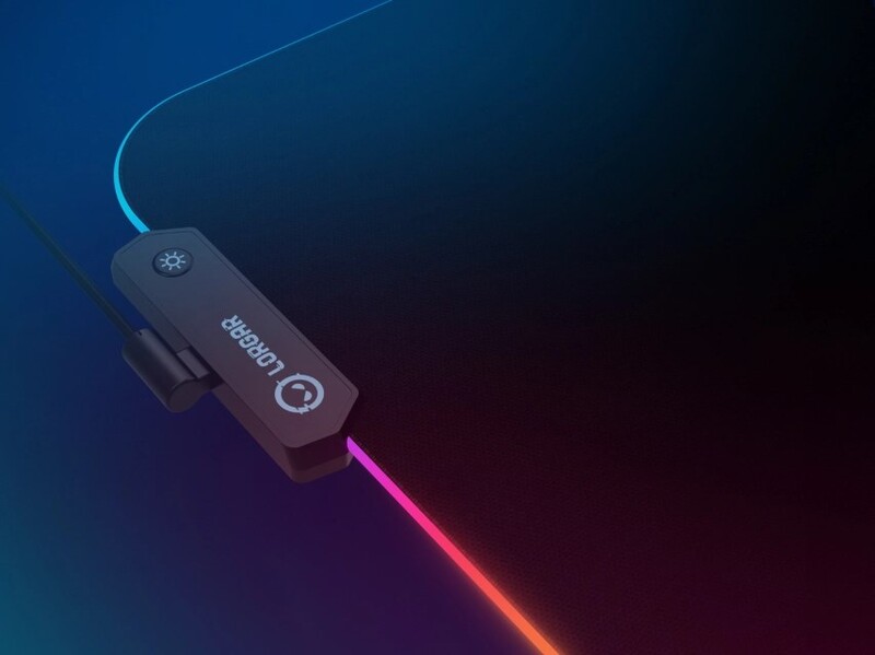 Игровая поверхность Lorgar Steller 919 RGB USB Black (LRG-GMP919)