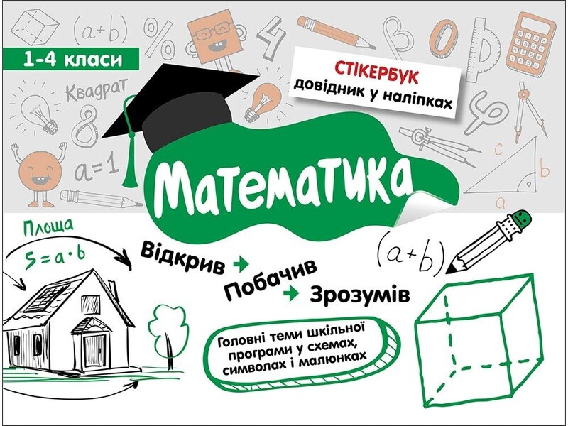 Стікербук. 1-4 клас. Комплект із 3-х довідників
