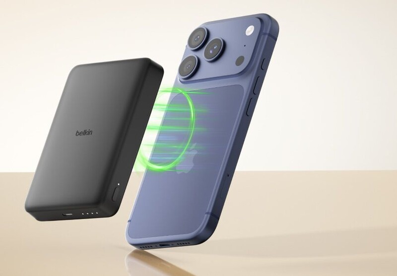 Універсальна мобільна батарея Belkin Power Bank Slim Magnetic 10000mAh 15W Black (BPD015HQBK)