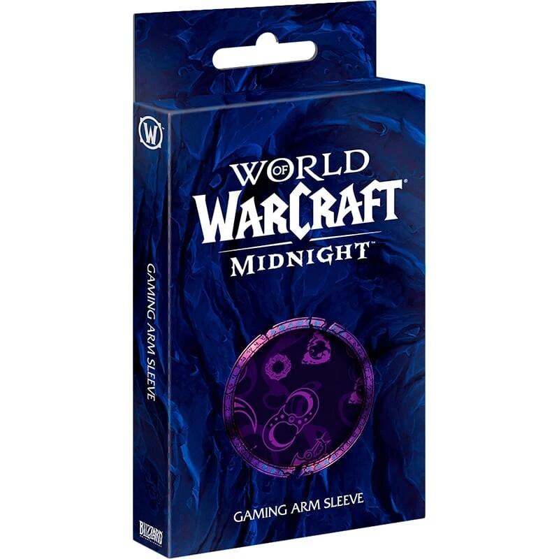 Геймерський рукав Blizzard Entertainment World of Warcraft Midnight Limited Edition M Black/Purple (FWOWSLEEVMGHT260M)
