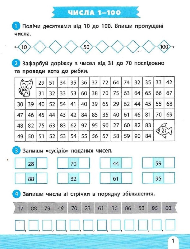 Тренажер-навчалочка. 1-2 клас. Комплект із 2-х штук / Альона Леонідова