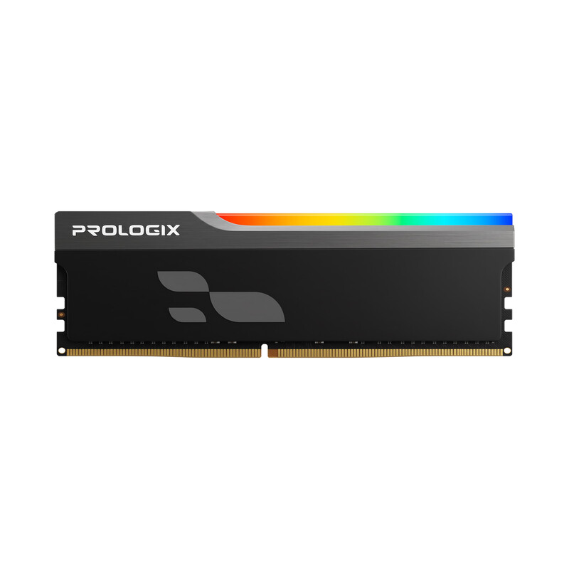Модуль пам`ятi DDR4 8GB/3200 Prologix Onyx Black RGB (PRO8GB3200YBR4)