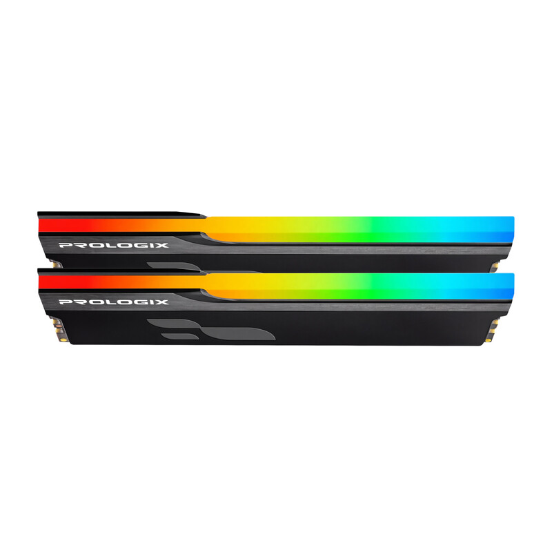 Модуль пам`ятi DDR4 2x8GB/3200 Prologix Onyx Black RGB (PRO16GB3200YBR4K)