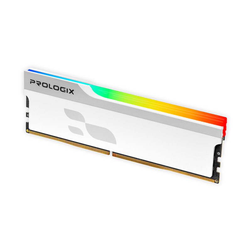 Модуль памяти DDR4 16GB/3200 Prologix Onyx White RGB (PRO16GB3200YWR4)