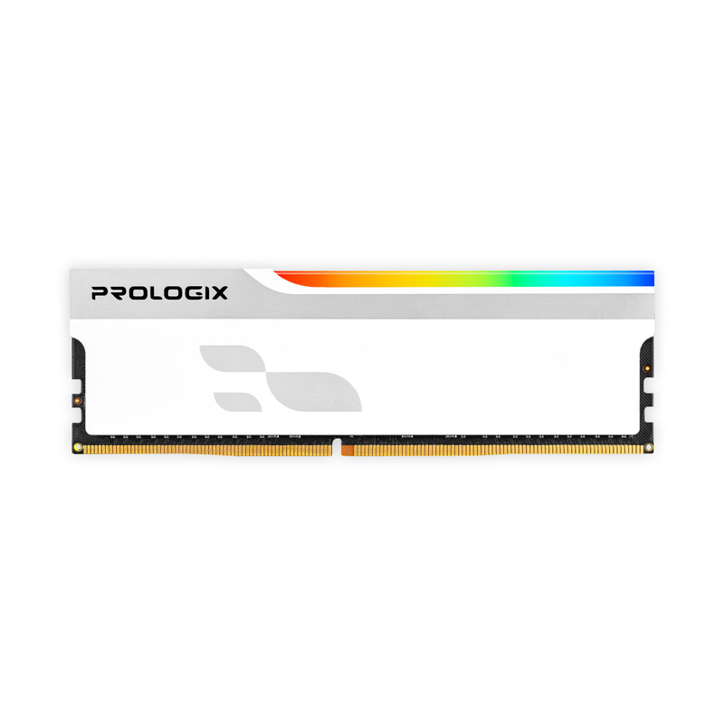 Модуль памяти DDR4 16GB/3200 Prologix Onyx White RGB (PRO16GB3200YWR4)