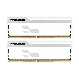 Модуль пам`ятi DDR4 2x8GB/3600 Prologix Onyx White (PRO16GB3600YW4K)