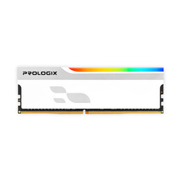 Модуль пам`ятi DDR4 8GB/3600 Prologix Onyx White RGB (PRO8GB3600YWR4)