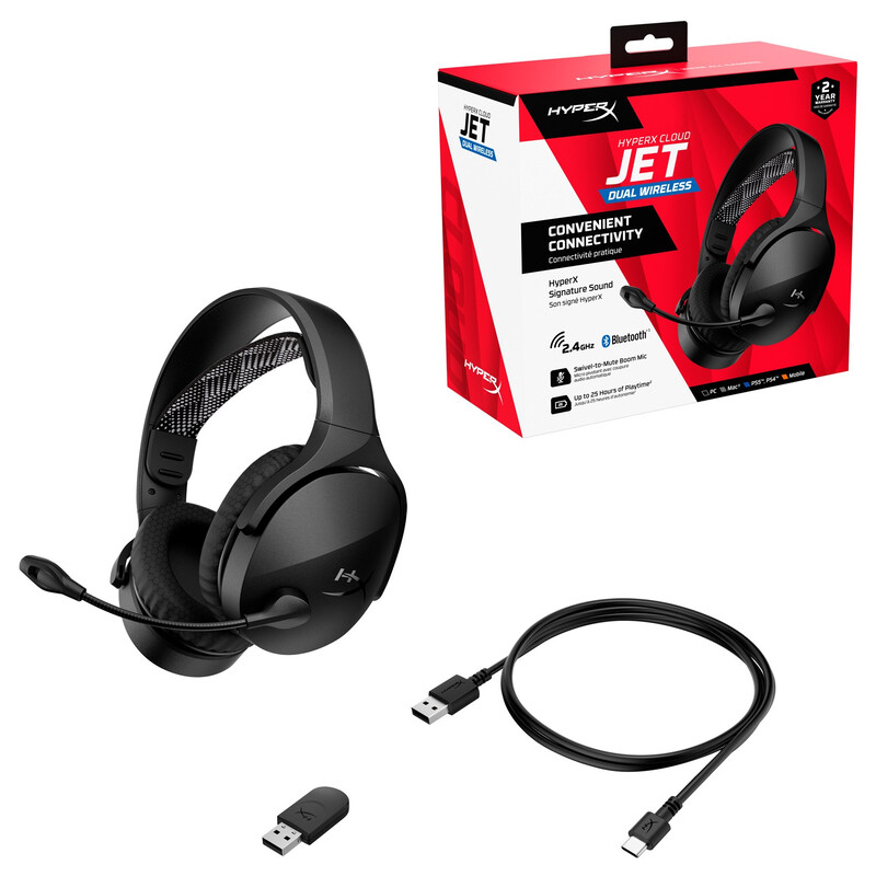 Bluetooth-гарнітура HyperX Cloud Jet Wireless Black (AJ0T1AA)