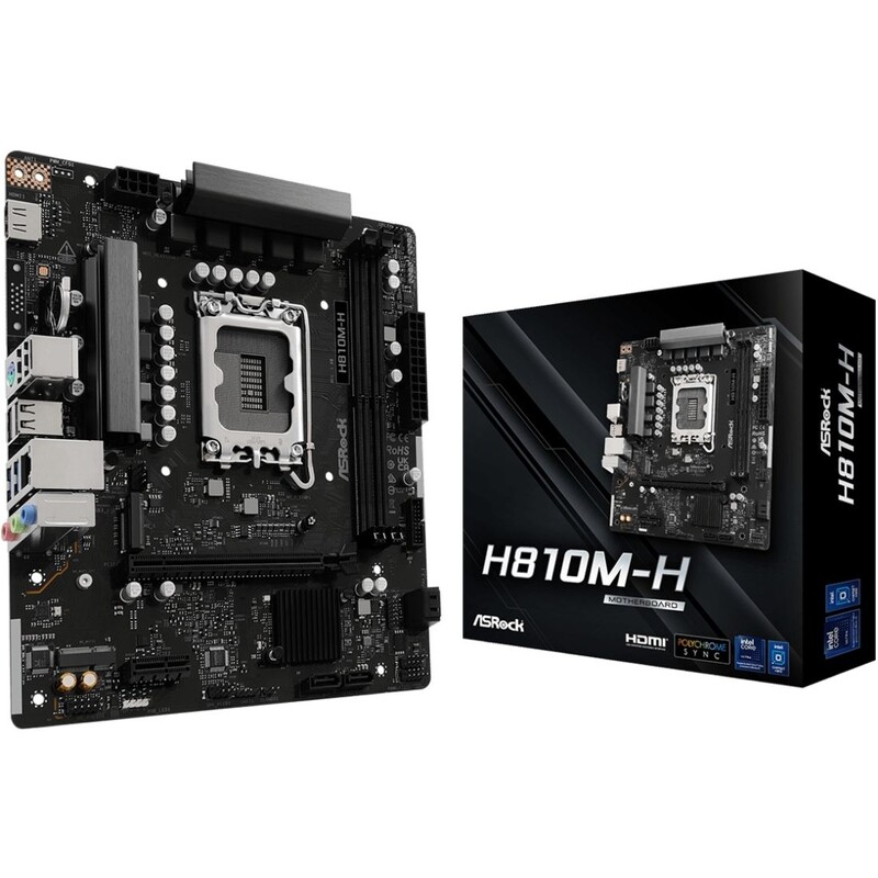 Материнская плата ASRock H810M-H Socket 1851