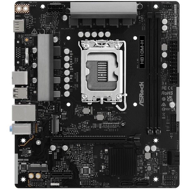 Материнская плата ASRock H810M-H Socket 1851