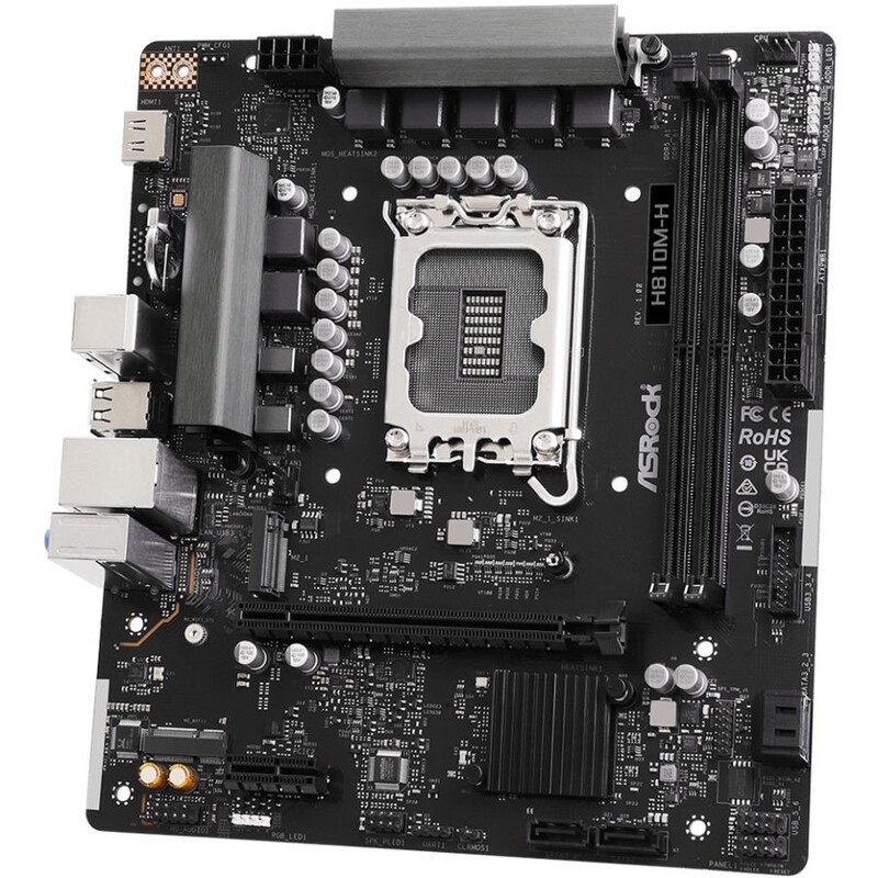 Материнская плата ASRock H810M-H Socket 1851