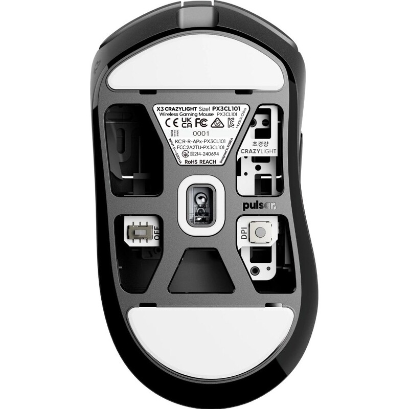 Миша бездротова Pulsar X3 CrazyLight Mini Jet Black (PX3RCL101)