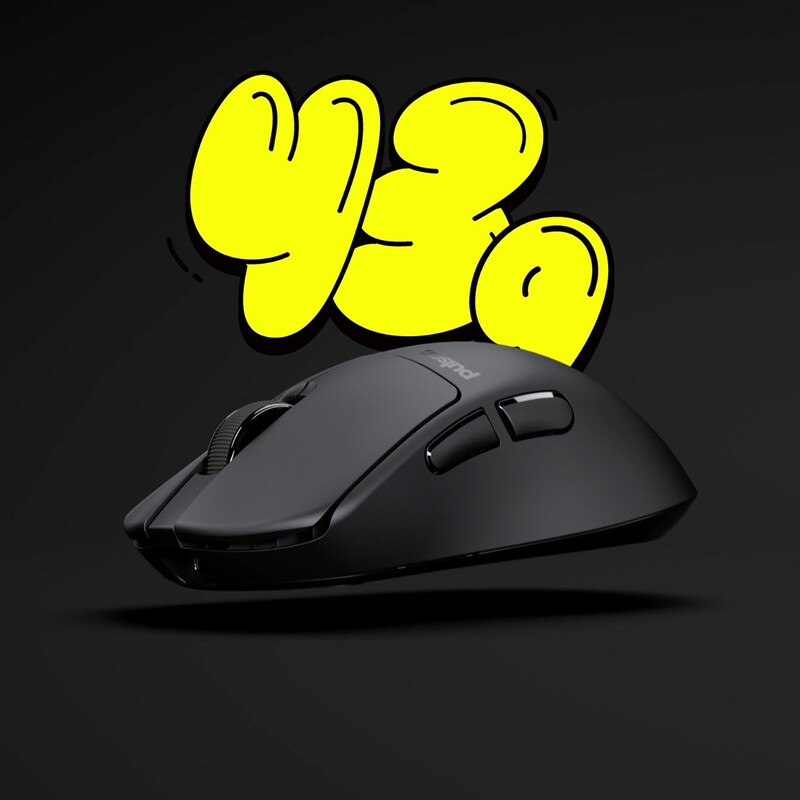 Миша бездротова Pulsar X3 CrazyLight Mini Jet Black (PX3RCL101)