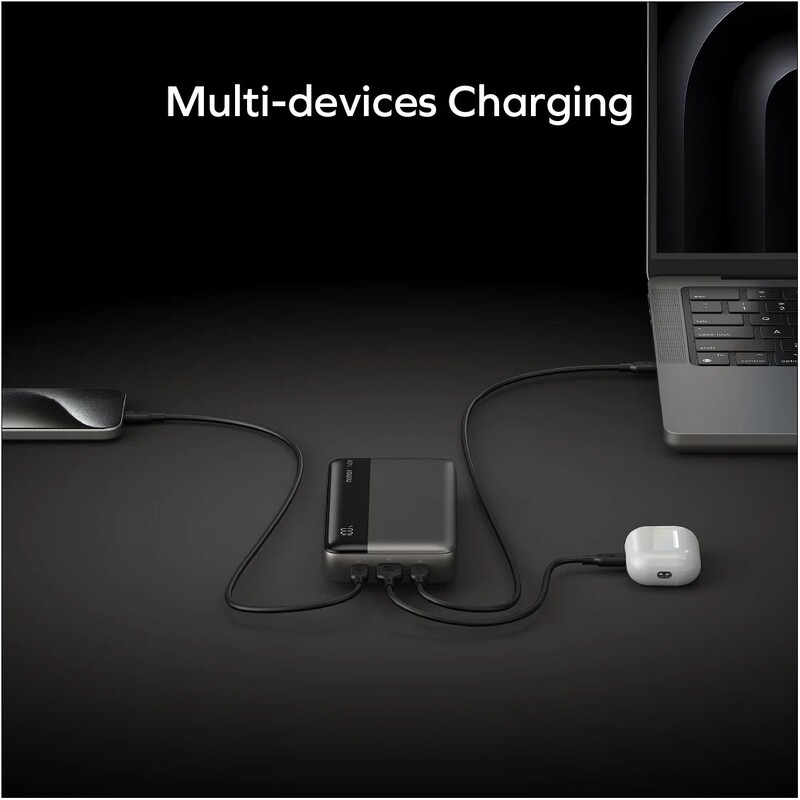 Универсальная мобильная батарея Momax 1-Power Ultra 25000mAh 145W Black (IP150D)