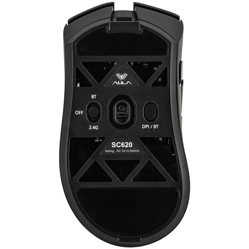 Мышь беспроводная Aula SC620 Black (6978080505521)