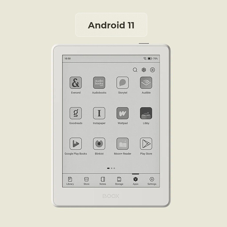 Електронна книга BOOX Go 6 (Gen II) Stone