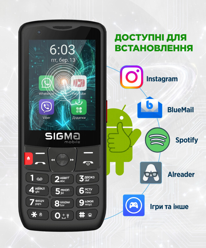 Мобильный тачскрин-телефон Sigma mobile X-style S3501 Dual Sim Black (4827798345511)