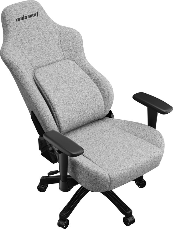 Крісло для геймерів Anda Seat Phantom 4 L Gray Fabric (AD18YSD-72-G-F-G01)
