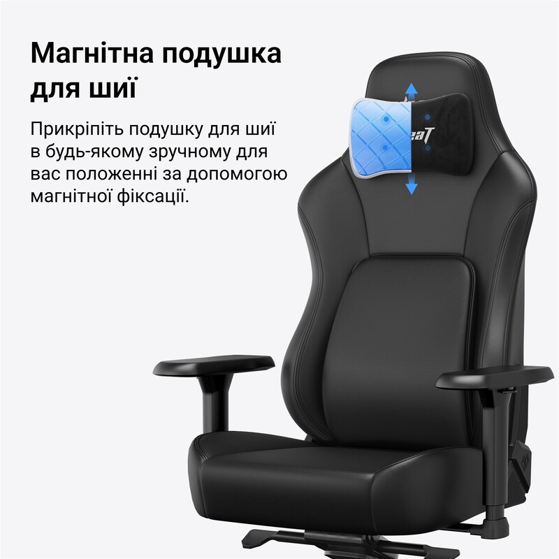 Крісло для геймерів Anda Seat Phantom 4 Pro L Gray Fabric (AD18YSDC-72-G-F-G02)
