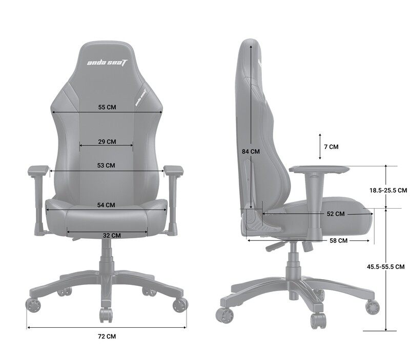 Крісло для геймерів Anda Seat Luna Size L Pink Fabric (AD18-44-P-F)