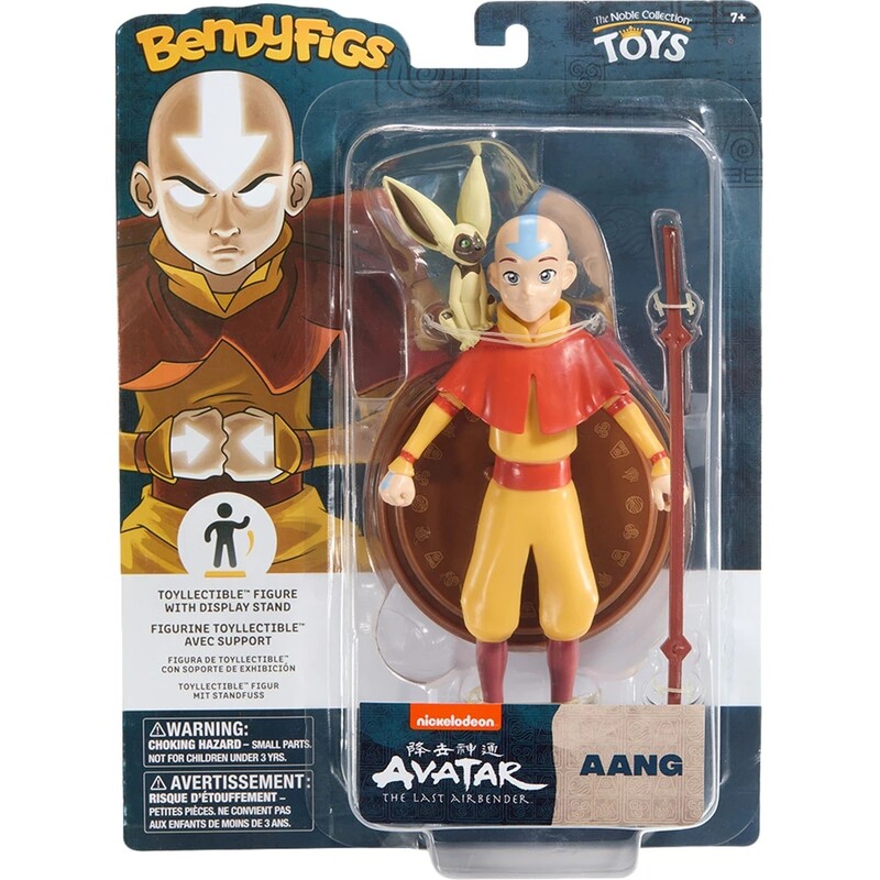 Коллекционная фигурка Noble Collection Avatar The Last Airbender Aang Bendyfig (NN8805)