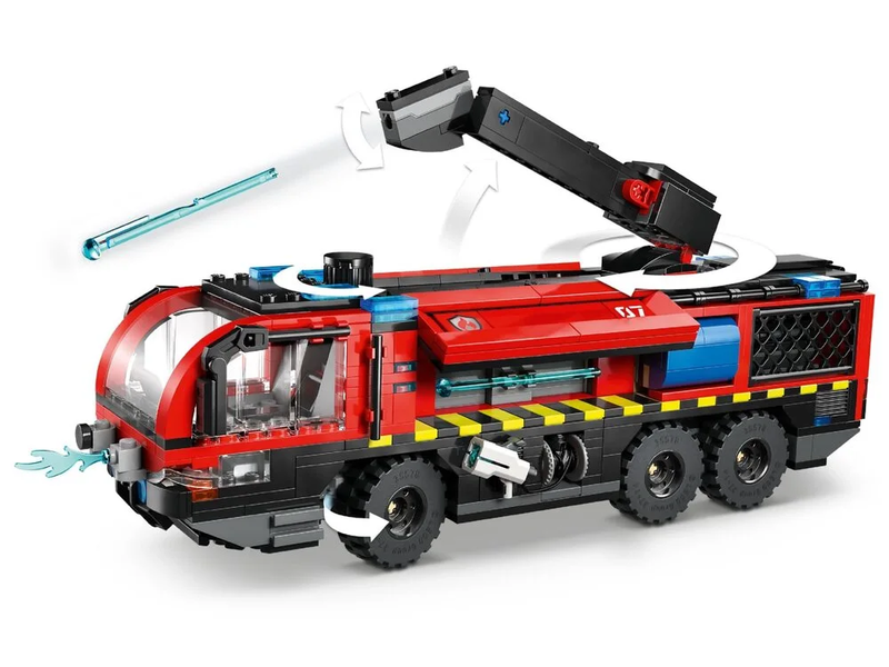 Конструктор LEGO City Пожежна вантажівка в аеропорту (60499)