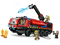 Фото - Конструктор LEGO City Пожежна вантажівка в аеропорту (60499) | click.ua