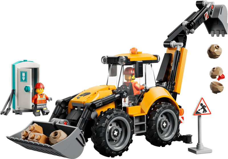 Конструктор LEGO City Жовтий екскаватор-навантажувач (60480)