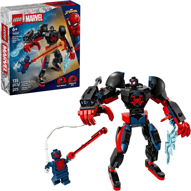 Конструктор LEGO Marvel Super Heroes Робот Майлза Моралеза vs Человек-паук 2099 (76337)